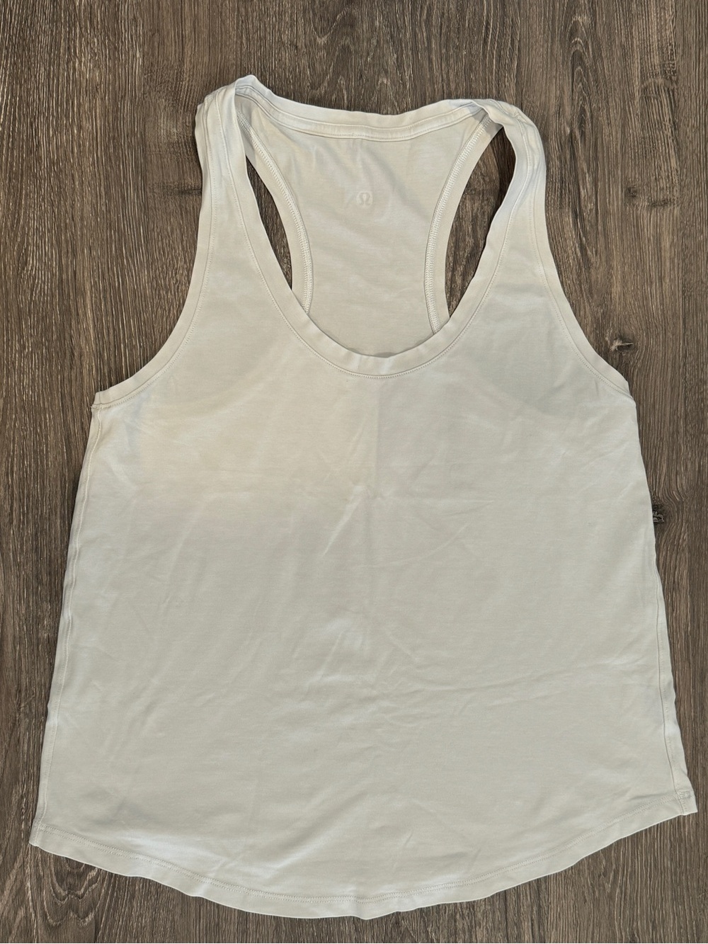 Lululemon White Racerback Tank Top - Picture 1 of 2